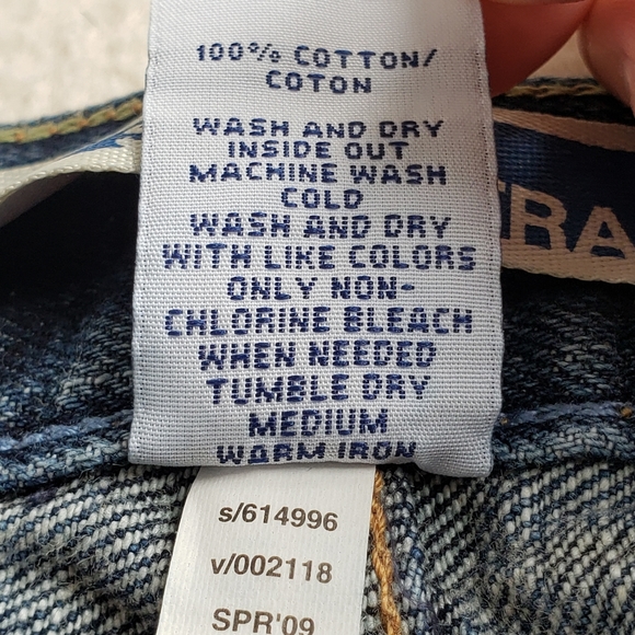 Men's Slim Straight 100% Cotton Blue Jeans - Picture 8 of 11